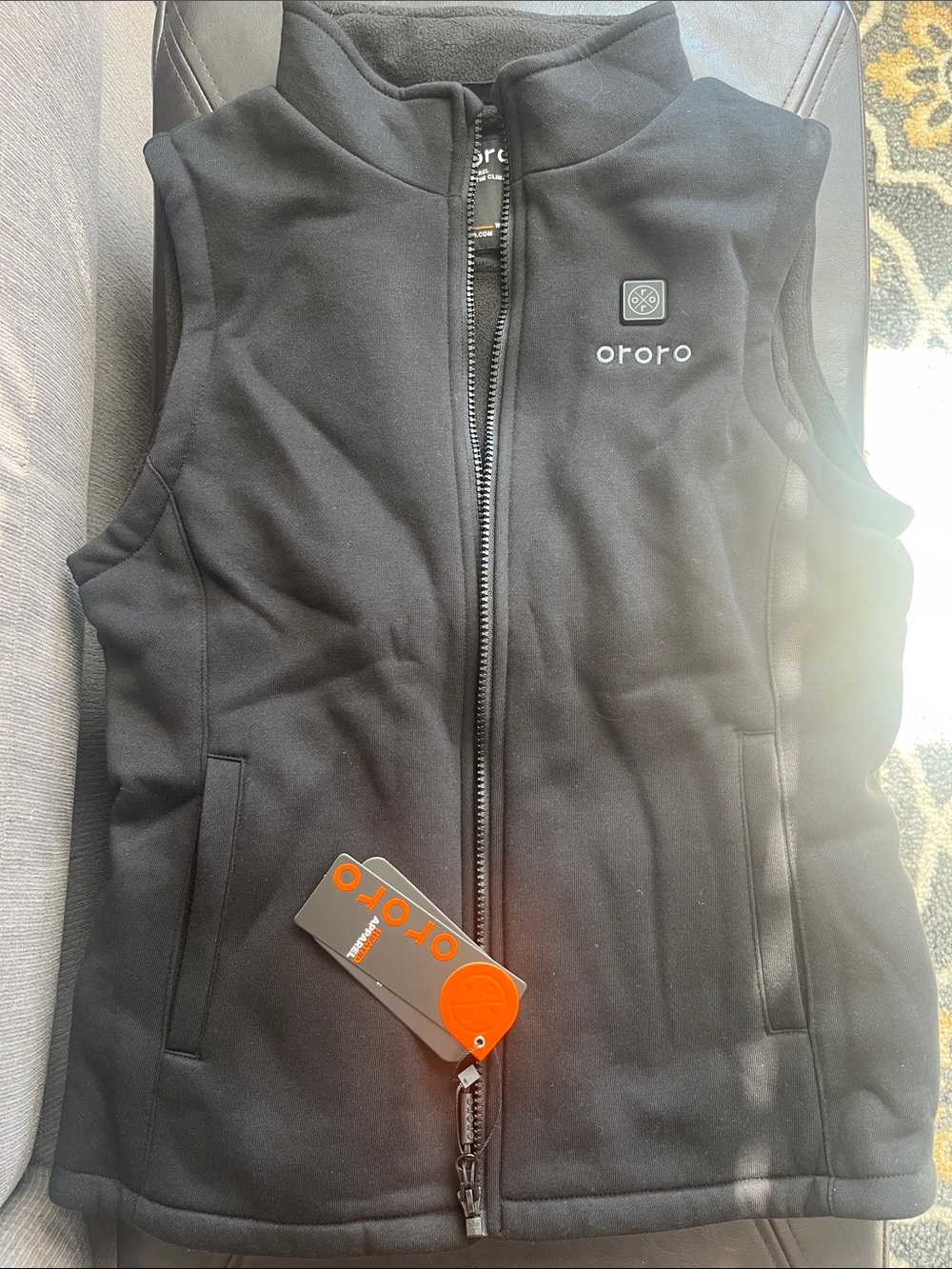 Ororo Heated Vest Black Size Small